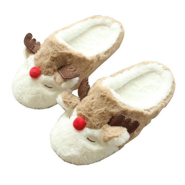 christmas slippers for family cartoon reindeer fluffy fur winter warm home bedroom shoes anti-skidding cute animal, Black
christmas slippers for family cartoon reindeer fluffy fur winter warm home bedroom shoes anti-skidding cute animal, Black