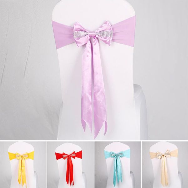35-50cm elastic bow tie chair sash band fabric sashes cover for wedding chairs knot party banquet event decor
35-50cm elastic bow tie chair sash band fabric sashes cover for wedding chairs knot party banquet event decor