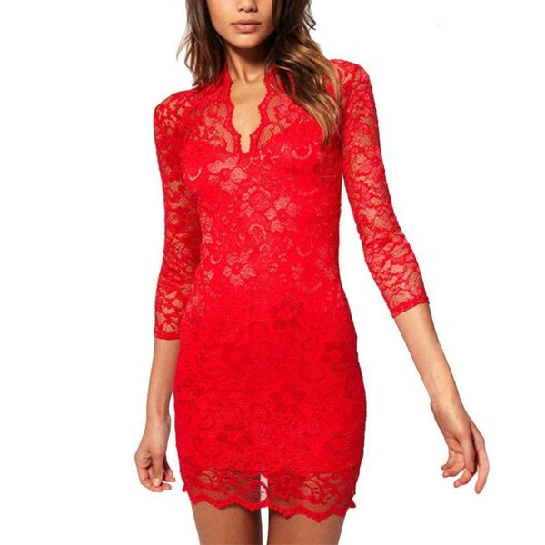 casual dresses evening party date red lace bandage drsss women see through hollow out floral bodycon office lady basic dress fat4, Black;gray 
casual dresses evening party date red lace bandage drsss women see through hollow out floral bodycon office lady basic dress fat4, Black;gray