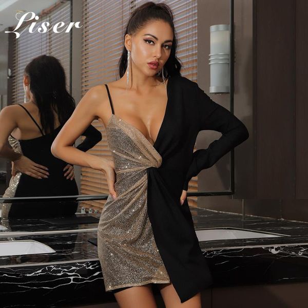 casual dresses liser 2021 summer women dress v neck draped bandage bodycon elegant club celebrity party vestidos, Black;gray
casual dresses liser 2021 summer women dress v neck draped bandage bodycon elegant club celebrity party vestidos, Black;gray