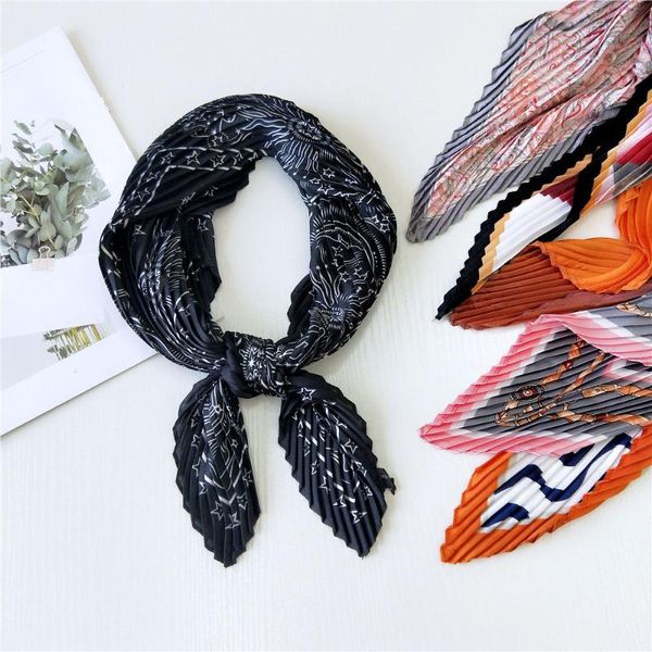 scarves 70cm ripple pleated silk scarf organ explosion retro fashion joker casual decoration art small square, Blue;gray
scarves 70cm ripple pleated silk scarf organ explosion retro fashion joker casual decoration art small square, Blue;gray