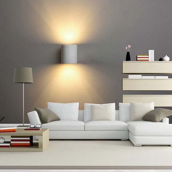 wall lamp simple lamp, creative plaster modern minimalist bedroom study hallway aisle lights up and down (witho
wall lamp simple lamp, creative plaster modern minimalist bedroom study hallway aisle lights up and down (witho