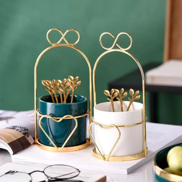 forks creativity stainless steel fruit fork set with holder spoon kitchen storage base for small salad
forks creativity stainless steel fruit fork set with holder spoon kitchen storage base for small salad