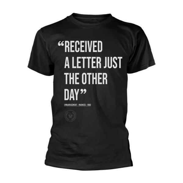 madness letter authorized men t-shirt, White;black
madness letter authorized men t-shirt, White;black