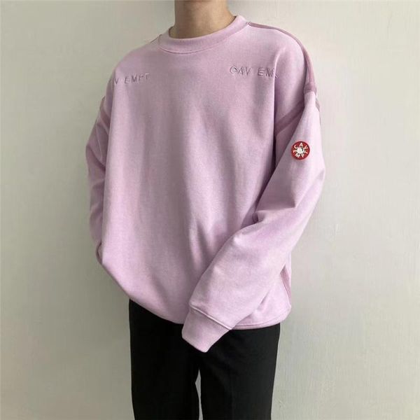 men's hoodies & sweatshirts pink patch cavempt c.e disappearance crew neck crewneck men women 1:1 washed old pullover vintage hoodie, Black
men's hoodies & sweatshirts pink patch cavempt c.e disappearance crew neck crewneck men women 1:1 washed old pullover vintage hoodie, Black