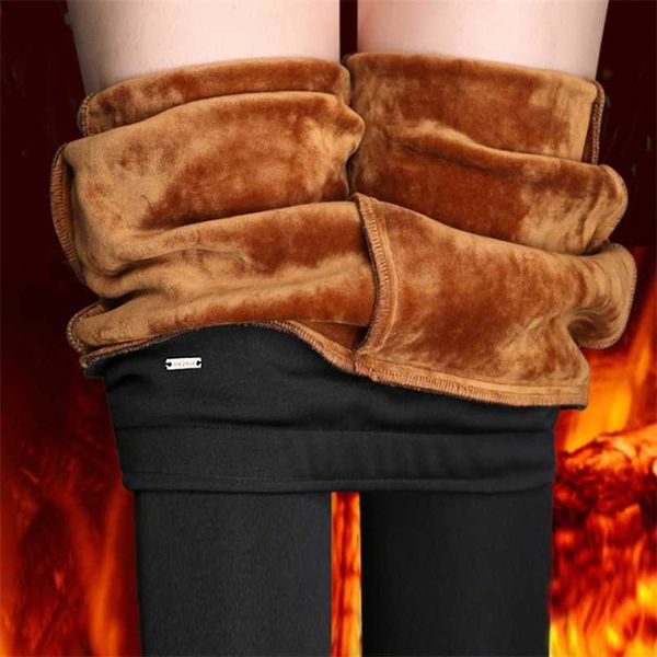 svokor lady casual winter leggings velvet warm high waist pants women snow slimming s~2xl 211215, Black
svokor lady casual winter leggings velvet warm high waist pants women snow slimming s~2xl 211215, Black