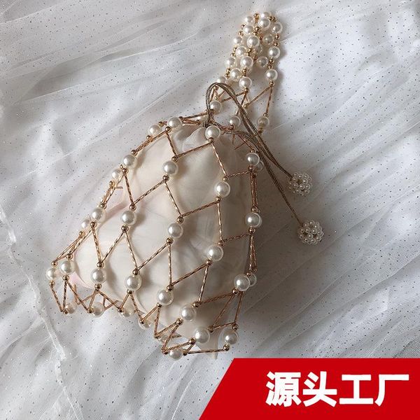 korean pearl handmade hollow bag fish net women's handbag leisure geometry hand evening bags
korean pearl handmade hollow bag fish net women's handbag leisure geometry hand evening bags