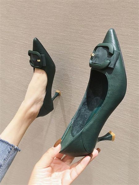 dress shoes women's pumps 2021 spring high-heeled stiletto pointy professional, Black
dress shoes women's pumps 2021 spring high-heeled stiletto pointy professional, Black