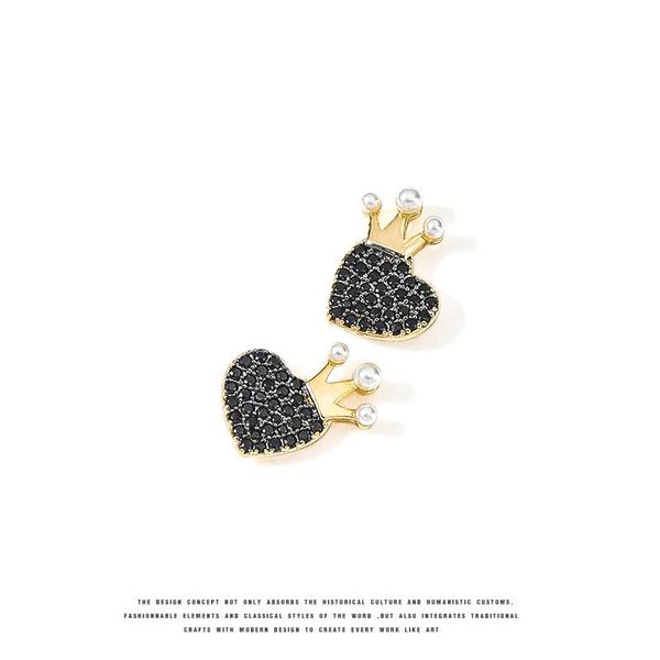 stud 2021 korea silver needle mini sweet crown zircon imitation pearl earrings for women girl fashion jewelry accessories, Golden;silver
stud 2021 korea silver needle mini sweet crown zircon imitation pearl earrings for women girl fashion jewelry accessories, Golden;silver
