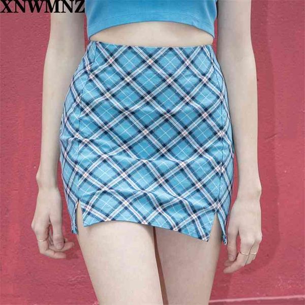 streetwear blue white patchwork plaid skirts harajuku split short skirt slim tartan women a-line 210520, Black
streetwear blue white patchwork plaid skirts harajuku split short skirt slim tartan women a-line 210520, Black