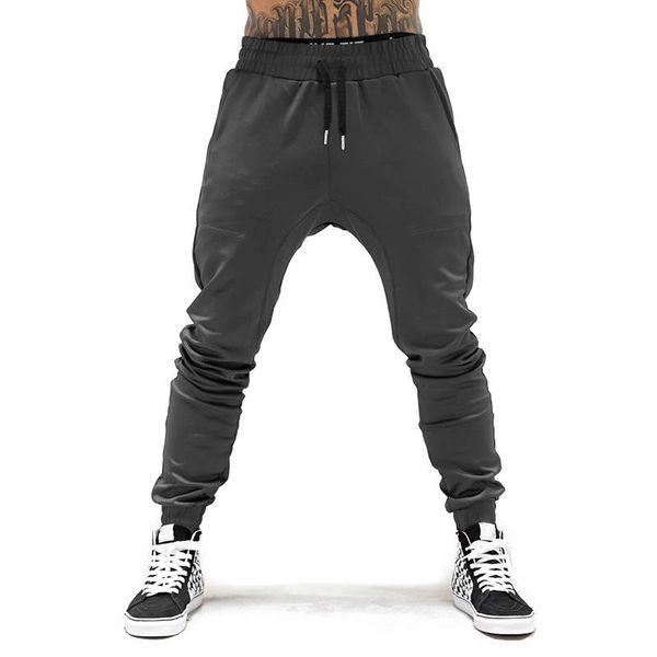 men's pants fashion men gym joggers fitness cotton casual long slim fit workout sweatpants tracksuit trousers, Black 
men's pants fashion men gym joggers fitness cotton casual long slim fit workout sweatpants tracksuit trousers, Black