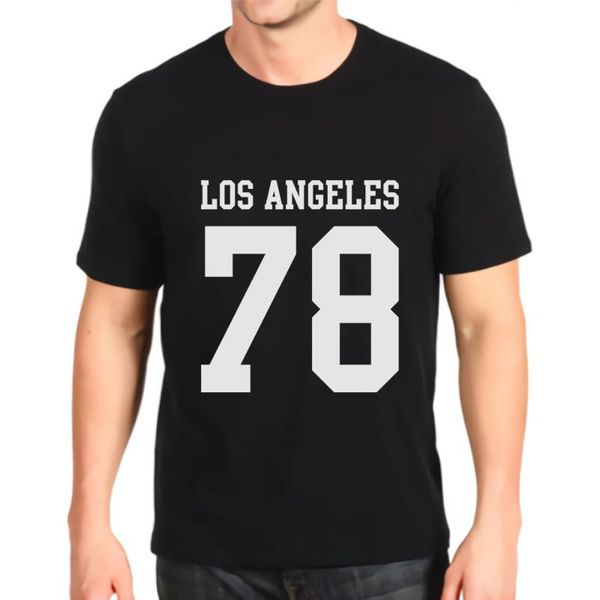men's t-shirts fashion printed tshirt los angeles mens loose customization tees, White;black
men's t-shirts fashion printed tshirt los angeles mens loose customization tees, White;black