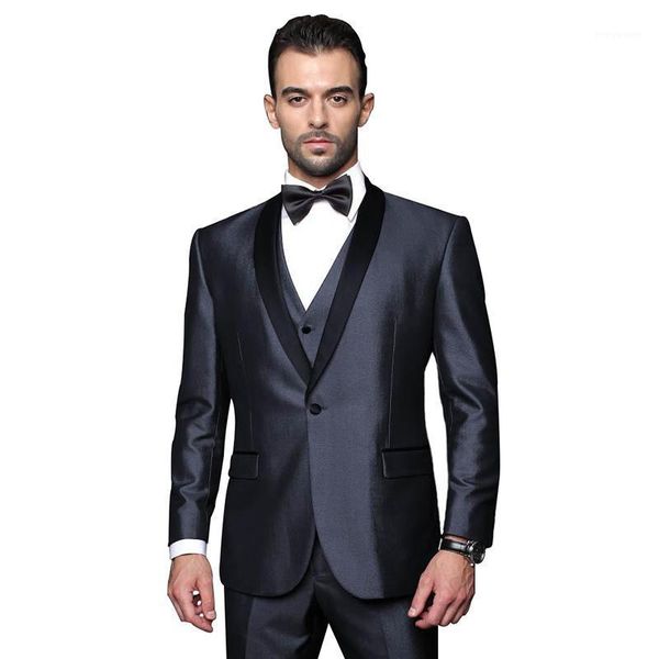 men's suits & blazers anniebritney grey satin 3 piece formal men suit set slim fit 2021 groom wedding tuxedo tailor made prom, White;black
men's suits & blazers anniebritney grey satin 3 piece formal men suit set slim fit 2021 groom wedding tuxedo tailor made prom, White;black