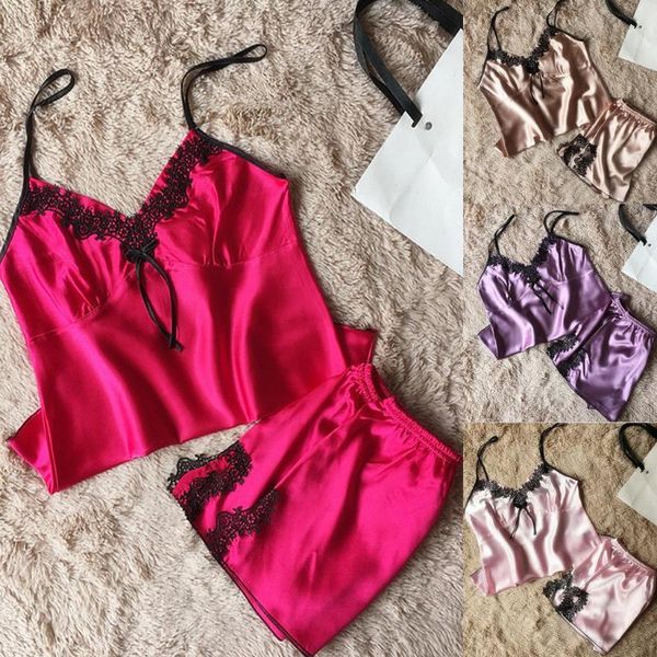 bras sets 2021 women lingerie ladies pajamas lace sleepwear satin babydoll nightgown set 2pcs, Red;black
bras sets 2021 women lingerie ladies pajamas lace sleepwear satin babydoll nightgown set 2pcs, Red;black