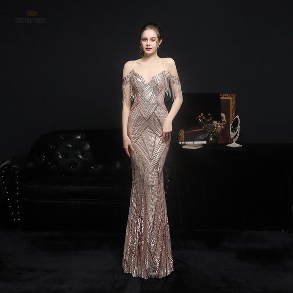 party dresses prom v-neck floor-length woman night sequin evening mermaid dress, White;black
party dresses prom v-neck floor-length woman night sequin evening mermaid dress, White;black