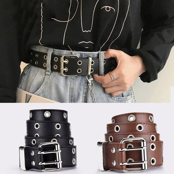 belts fashion women punk goth leather pin buckle belt double female retro for jeans streetwear decor, Black;brown
belts fashion women punk goth leather pin buckle belt double female retro for jeans streetwear decor, Black;brown