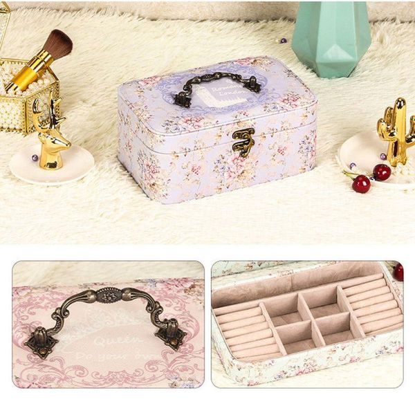two-layer automatic leather jewelry organizer box with lock storage for women earring ring cosmetic casket boxes & bins
two-layer automatic leather jewelry organizer box with lock storage for women earring ring cosmetic casket boxes & bins