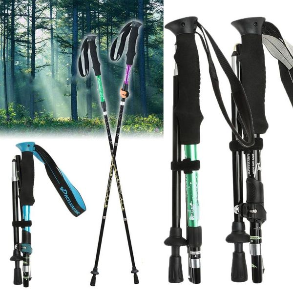 trekking poles 1 set eva foldable walking sticks folding stick aluminum alloy camping hiking tool
trekking poles 1 set eva foldable walking sticks folding stick aluminum alloy camping hiking tool