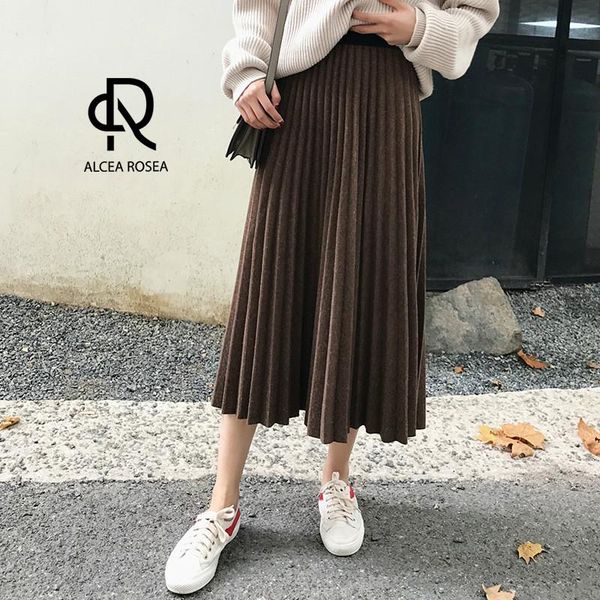 skirts alcea rosea solid pleated skirt for women mid-calf long high street waist 2021 autumn ar1359, Black
skirts alcea rosea solid pleated skirt for women mid-calf long high street waist 2021 autumn ar1359, Black