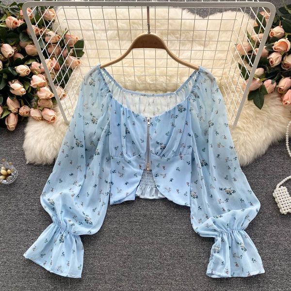 women's blouses & shirts 2021 autumn korean chic sweet women shirt fashion casual femme zipper crop long sleeve blusas mujer, White
women's blouses & shirts 2021 autumn korean chic sweet women shirt fashion casual femme zipper crop long sleeve blusas mujer, White