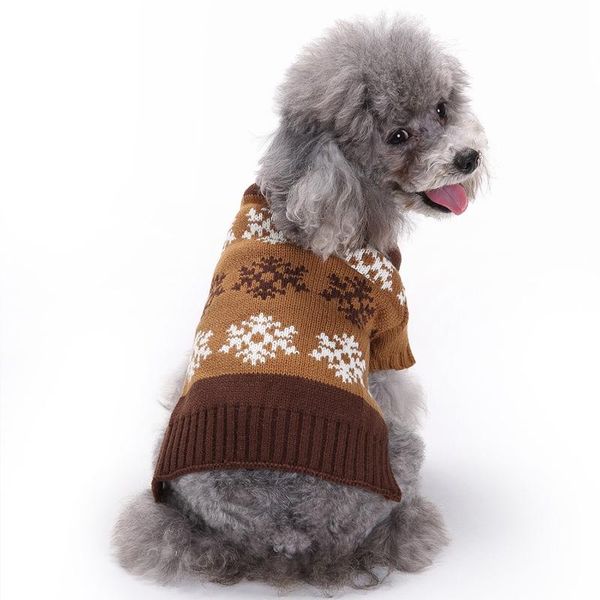 dog apparel snowflake autumn and winter pet clothes coffee gray christmas sweater selling supplies
dog apparel snowflake autumn and winter pet clothes coffee gray christmas sweater selling supplies