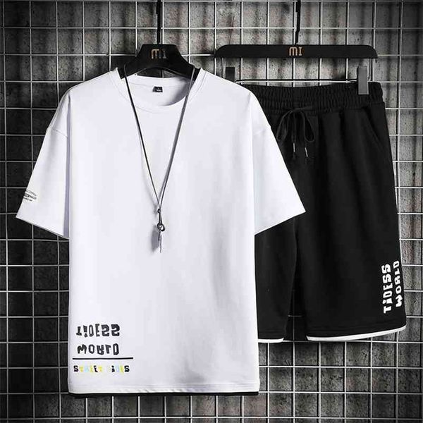 mens sets 100%cotton summer tracksuit men short sleeve t-shirt +shorts set fashion sportswear male 2 piece sweatsuit breathable 210722, Gray
mens sets 100%cotton summer tracksuit men short sleeve t-shirt +shorts set fashion sportswear male 2 piece sweatsuit breathable 210722, Gray