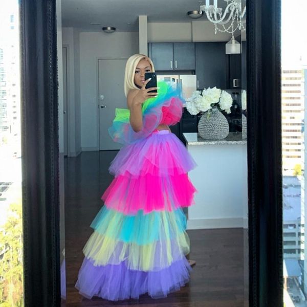 colorful tutu skirt women layered saias mulher rainbow tulle skirts maxi extra puffy hi low gown plus size, Black
colorful tutu skirt women layered saias mulher rainbow tulle skirts maxi extra puffy hi low gown plus size, Black