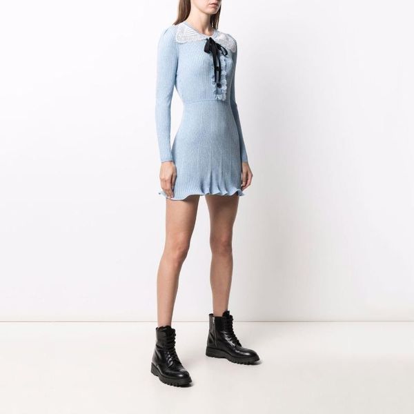 casual dresses 2021 bowknot doll collar long sleeve pullover knit dress, early autumn lace round neck mermaid slim knitted ladies dress, Black;gray
casual dresses 2021 bowknot doll collar long sleeve pullover knit dress, early autumn lace round neck mermaid slim knitted ladies dress, Black;gray