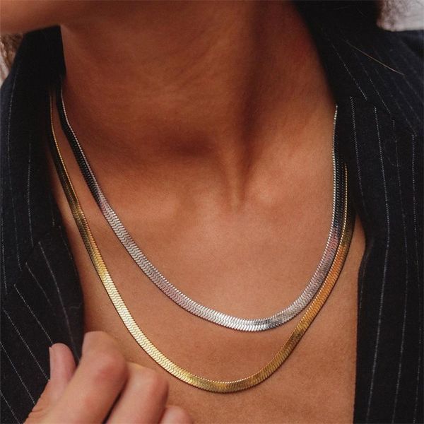 chains simple short clavicle chain 316l titanium steel gold-plated 2-5mm personality necklace men women holiday party jewelry gifts, Silver
chains simple short clavicle chain 316l titanium steel gold-plated 2-5mm personality necklace men women holiday party jewelry gifts, Silver