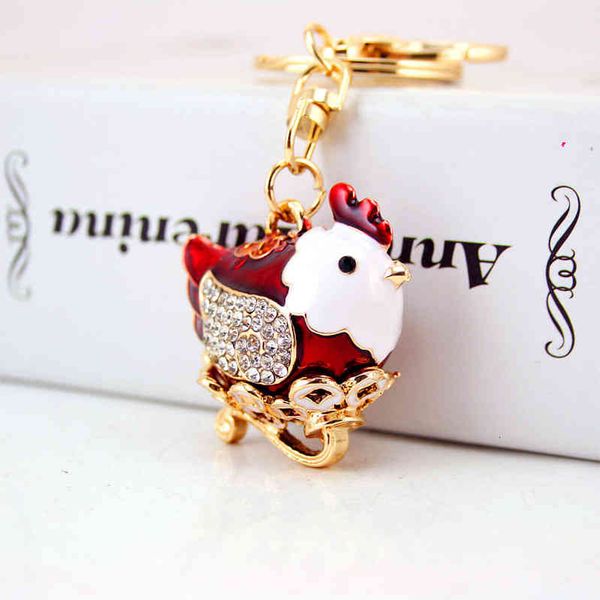 chinese style key chain creative lovely inlaid diamond old hen zodiac chicken metal pendant women's bag accessories small gift
chinese style key chain creative lovely inlaid diamond old hen zodiac chicken metal pendant women's bag accessories small gift