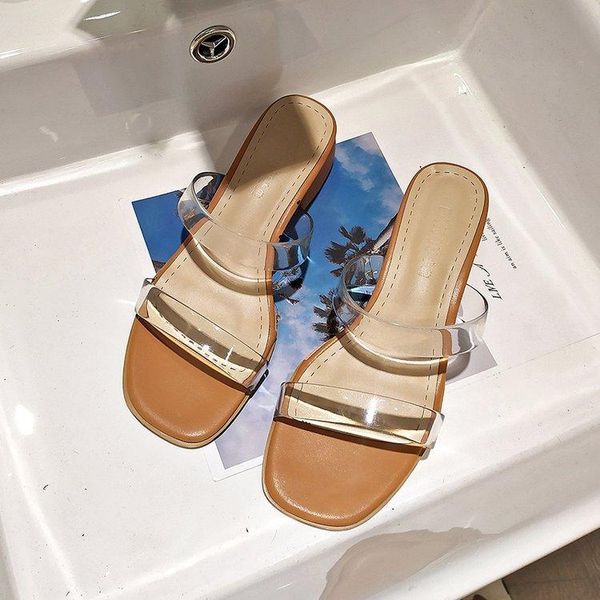 slippers -transparent women summer wear fashion 2021 sandals mid-heel thick heel shoes, Black
slippers -transparent women summer wear fashion 2021 sandals mid-heel thick heel shoes, Black