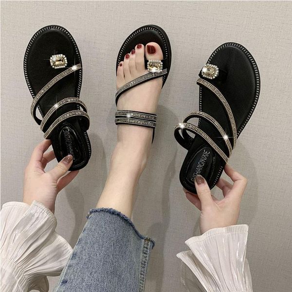 slippers 2021 women shoes summer cool flat beach rhinestone flip-flop sandals ladies crystal, Black
slippers 2021 women shoes summer cool flat beach rhinestone flip-flop sandals ladies crystal, Black