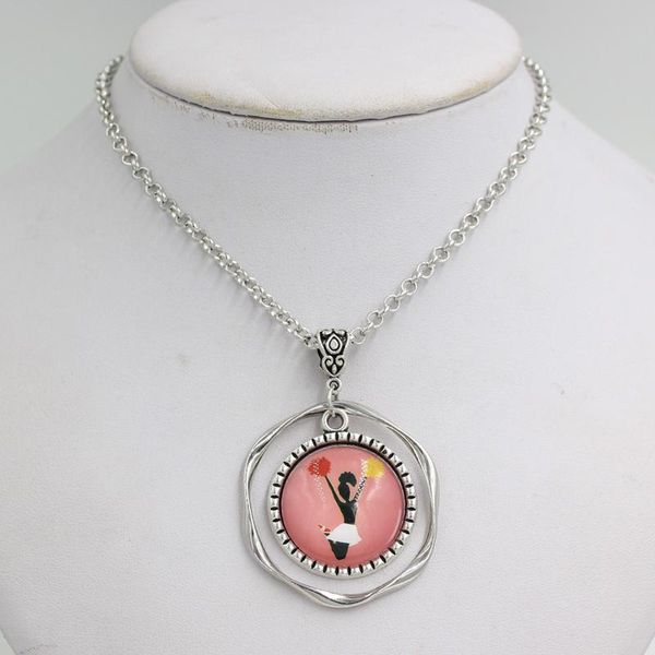 Arrival Cheer Necklace Cabochon I Love Cheering Chearleader Pendant Women Jewelry Gifts Necklaces, Silver
Arrival Cheer Necklace Cabochon I Love Cheering Chearleader Pendant Women Jewelry Gifts Necklaces, Silver