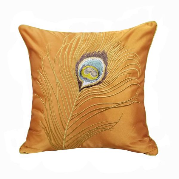 cushion/decorative pillow modern feather embroidery orange blue luxury soft decorative case sofa chair pipping cushion cover 45x45cm 1pc/lot
cushion/decorative pillow modern feather embroidery orange blue luxury soft decorative case sofa chair pipping cushion cover 45x45cm 1pc/lot