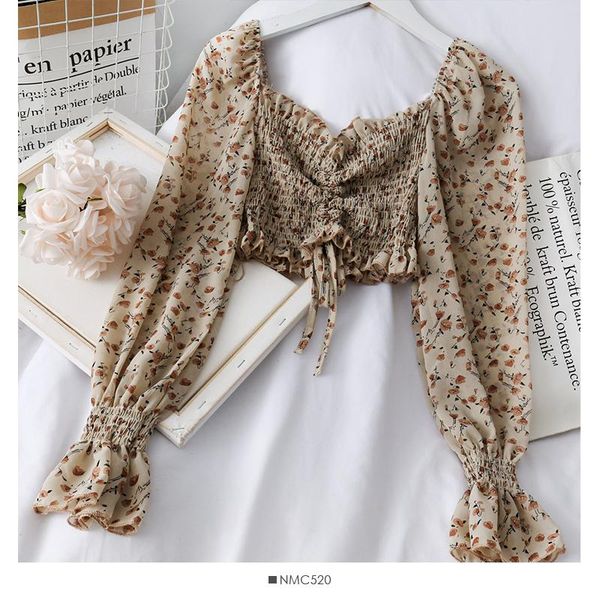 women's blouses & shirts boho beach print shirt women long sleeve ruffle short blouse female blusas dza288, White
women's blouses & shirts boho beach print shirt women long sleeve ruffle short blouse female blusas dza288, White