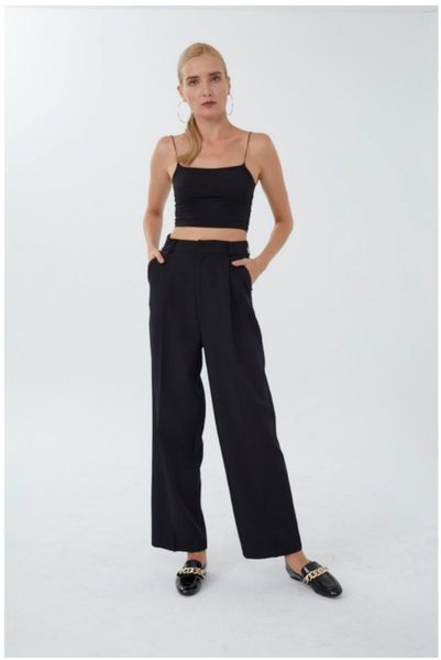 women, fabric trousers, gift, season, trend, stylish, comfortable, slacks women's pants & capris, Black;white
women, fabric trousers, gift, season, trend, stylish, comfortable, slacks women's pants & capris, Black;white