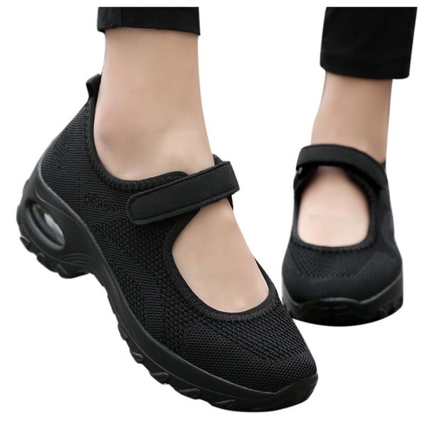 sandals women's outdoor mesh solid color sports shoes hook&loop wedges runing breathable sneakers sandalias de las mujeres, Black
sandals women's outdoor mesh solid color sports shoes hook&loop wedges runing breathable sneakers sandalias de las mujeres, Black