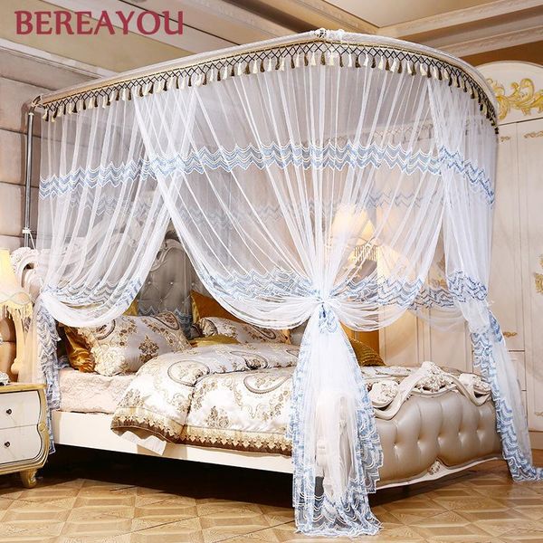 mosquito net luxury three doors fishing rod retractable princess lace floor standing bed mantle with stainless steel ciel de lit
mosquito net luxury three doors fishing rod retractable princess lace floor standing bed mantle with stainless steel ciel de lit
