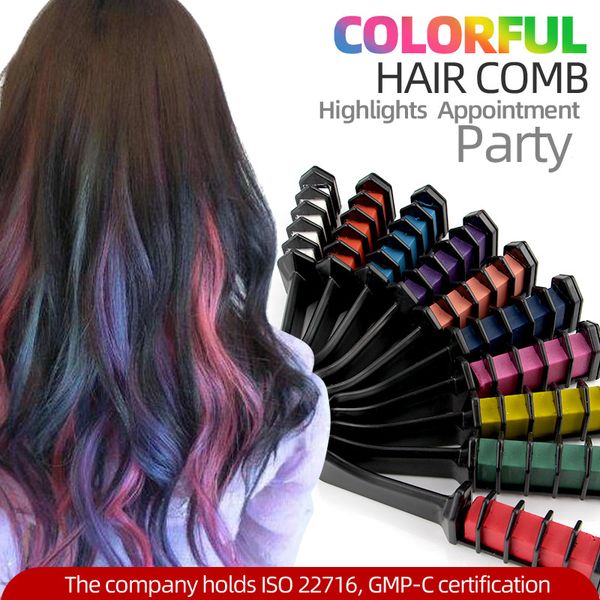 10pcs children colorful hair dye comb novelty games toy fashion party chalk set girl disposable dyeing for kids
10pcs children colorful hair dye comb novelty games toy fashion party chalk set girl disposable dyeing for kids