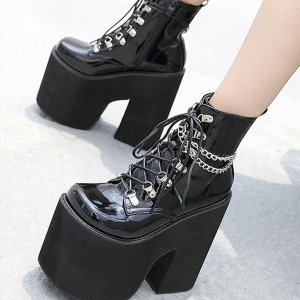 boots large sizes 43 magical super thick platform chunky high heels fashion ankle boot shoes women motorcycles female, Black
boots large sizes 43 magical super thick platform chunky high heels fashion ankle boot shoes women motorcycles female, Black