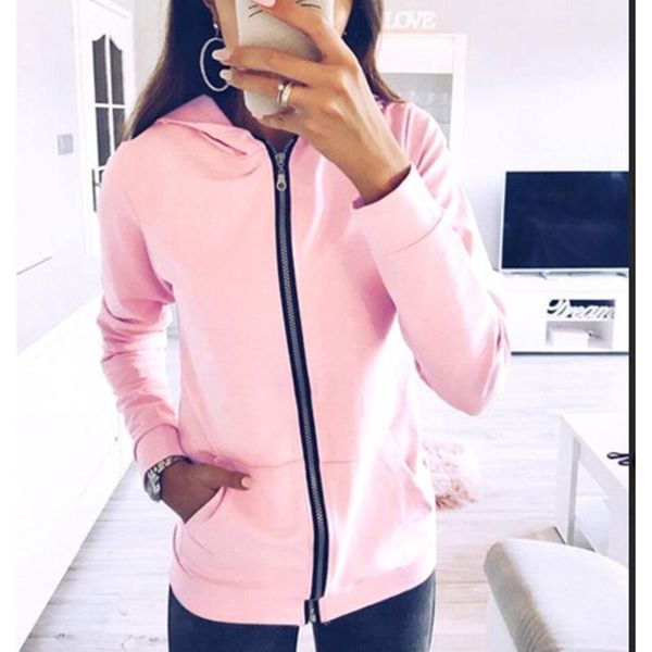 women's hoodies & sweatshirts women pullover hoodie autumn 2021 zipper jacket casual long sleeve female sweatshirt sj493v, Black
women's hoodies & sweatshirts women pullover hoodie autumn 2021 zipper jacket casual long sleeve female sweatshirt sj493v, Black