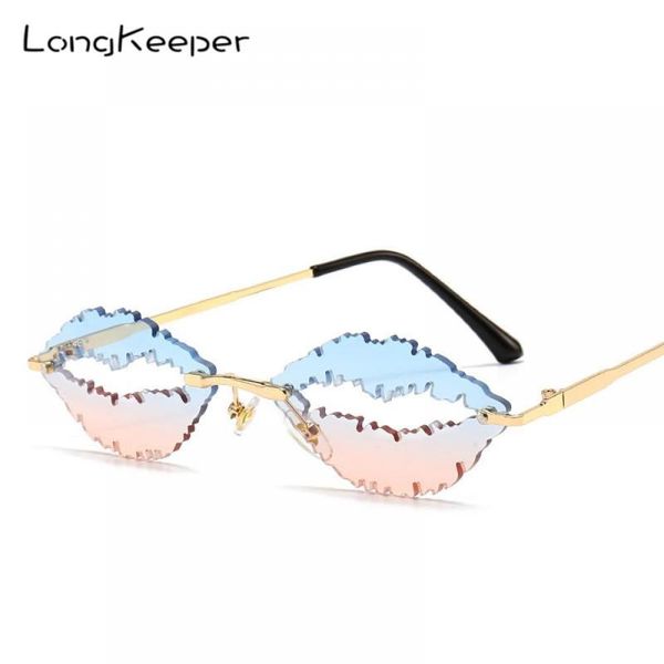 fashion unique rimless lips shape sunglasses women vintage ocean lens eyewear men frameless steampunk hollow sun glasses uv400, White;black
fashion unique rimless lips shape sunglasses women vintage ocean lens eyewear men frameless steampunk hollow sun glasses uv400, White;black