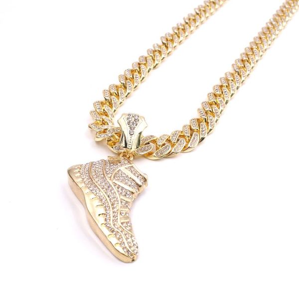 pendant necklaces men's sneakers necklace hip hop sports shoes 13mm iced out cuban miami chain gold silver color jewelry gift
pendant necklaces men's sneakers necklace hip hop sports shoes 13mm iced out cuban miami chain gold silver color jewelry gift