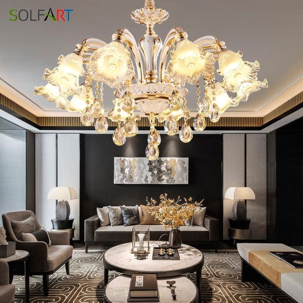 crystal chandeliers lighting fixtures modern glass flower shape european style heracleum
crystal chandeliers lighting fixtures modern glass flower shape european style heracleum