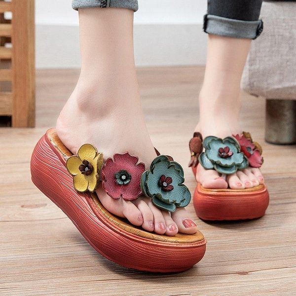 slippers women summer flip flops thick bottom sandals shoes female flower slides, Black
slippers women summer flip flops thick bottom sandals shoes female flower slides, Black