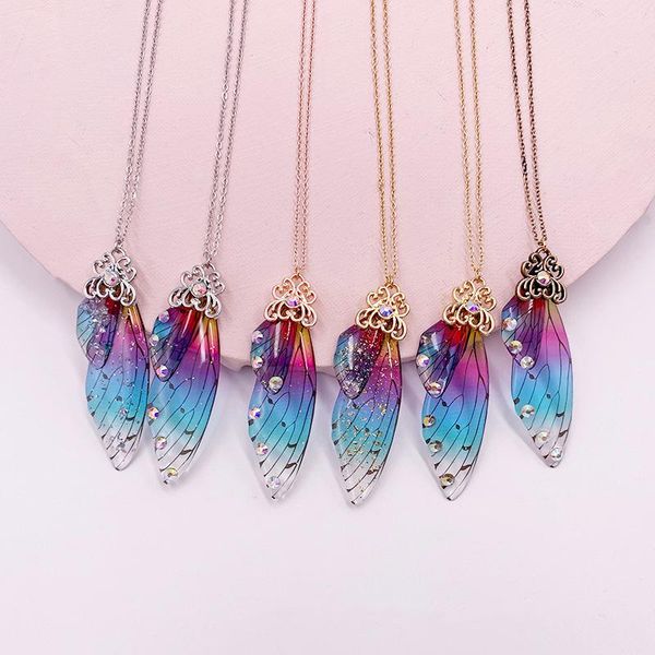 pendant necklaces lovoacc handmade fantasy rainbow resin butterfly wing necklace for women bling rhinestone sequins choker gift, Silver
pendant necklaces lovoacc handmade fantasy rainbow resin butterfly wing necklace for women bling rhinestone sequins choker gift, Silver