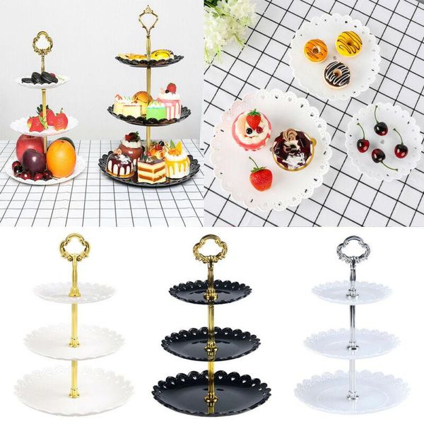 other bakeware 3 tier cake stand afternoon tea wedding plates party tableware plastic tray display rack decorating tools
other bakeware 3 tier cake stand afternoon tea wedding plates party tableware plastic tray display rack decorating tools