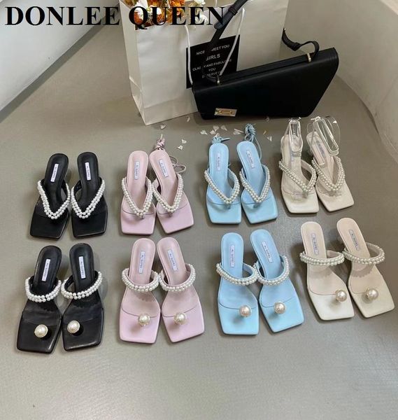 sandals fashion brand pearl slippers low heel lace up gladiator summer shoes women outdoor slides korea flip flops zapatos mujer, Black
sandals fashion brand pearl slippers low heel lace up gladiator summer shoes women outdoor slides korea flip flops zapatos mujer, Black