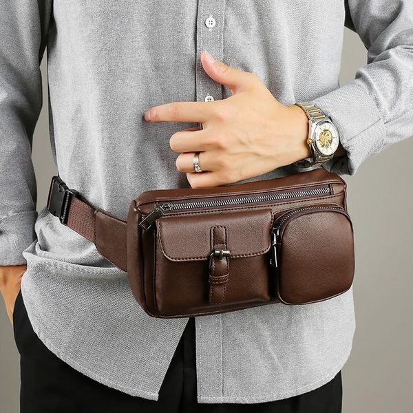 laamei men waist pack pu leather chest bag belt bum waterproof male crossbody wallet pouch large capacity fanny bags
laamei men waist pack pu leather chest bag belt bum waterproof male crossbody wallet pouch large capacity fanny bags