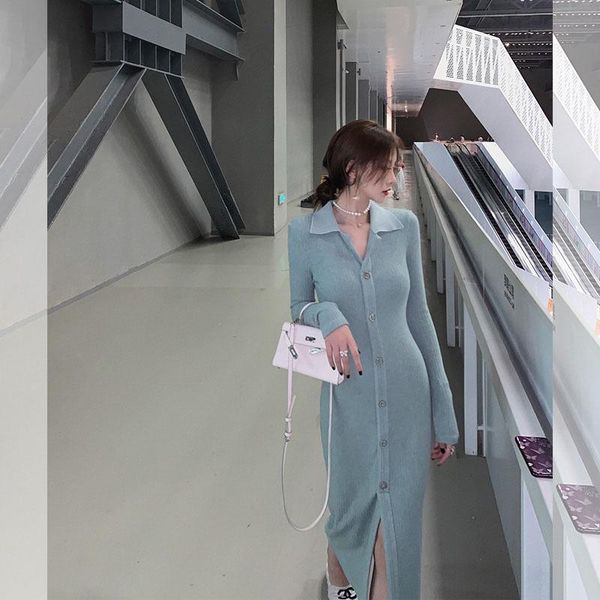 casual dresses slim knit dress women autumn and winter long-sleeved long skirt 2021 comfortable base can be worn outside wn*, Black;gray
casual dresses slim knit dress women autumn and winter long-sleeved long skirt 2021 comfortable base can be worn outside wn*, Black;gray